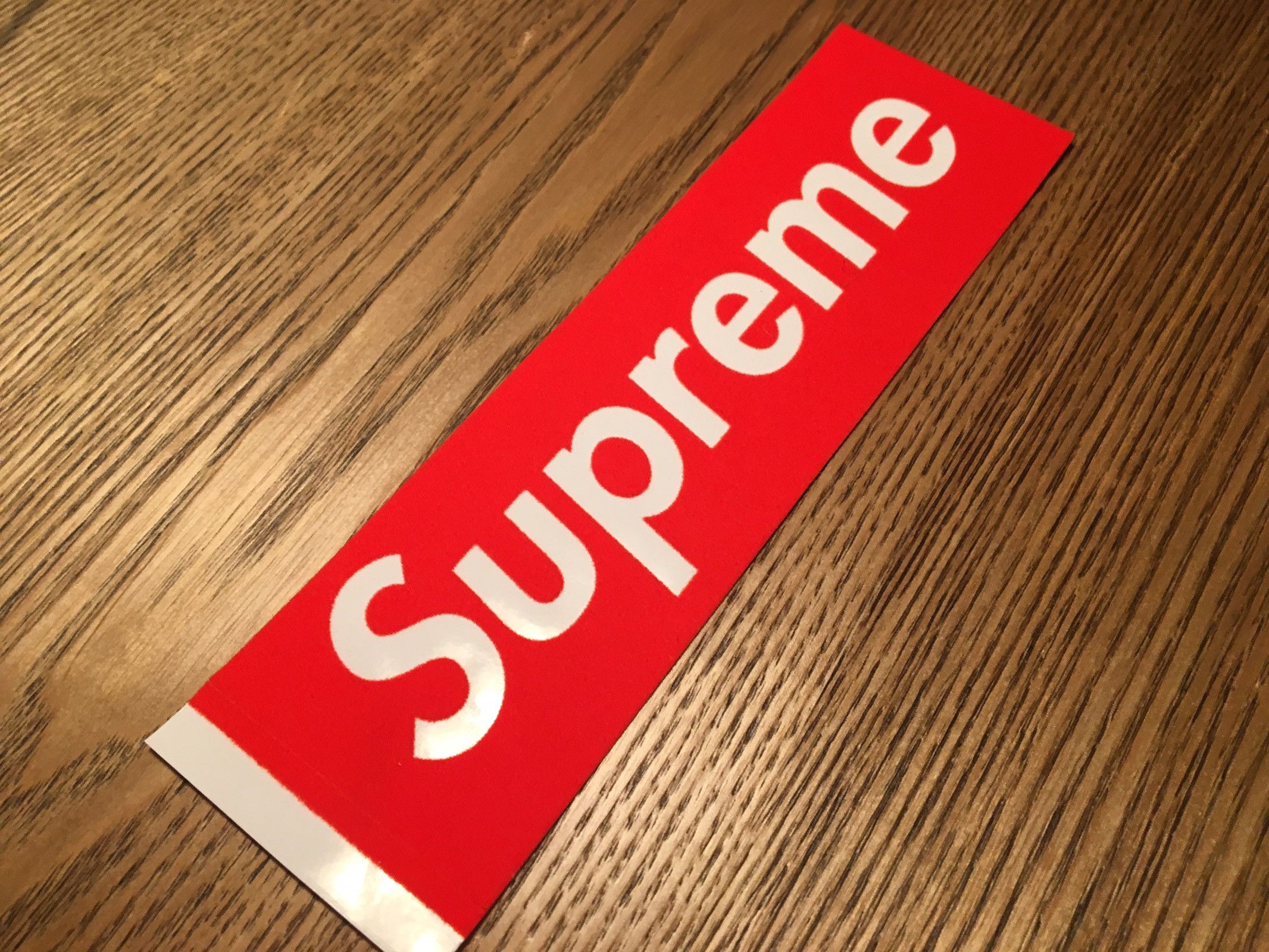 Supreme Supreme Felt Red Box Logo Sticker Size ONE SIZE - 1 Preview