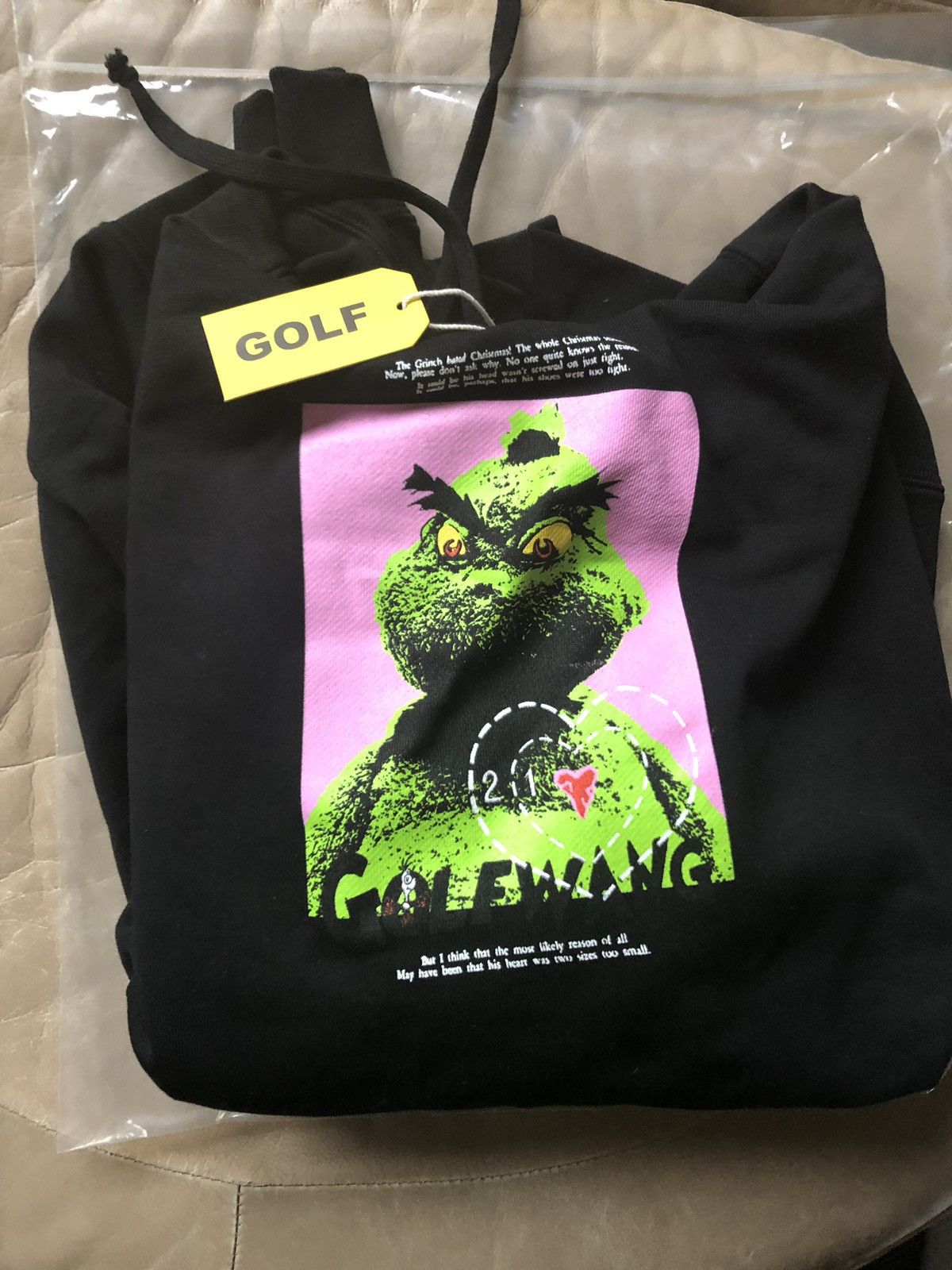 Golf grinch hoodie hotsell