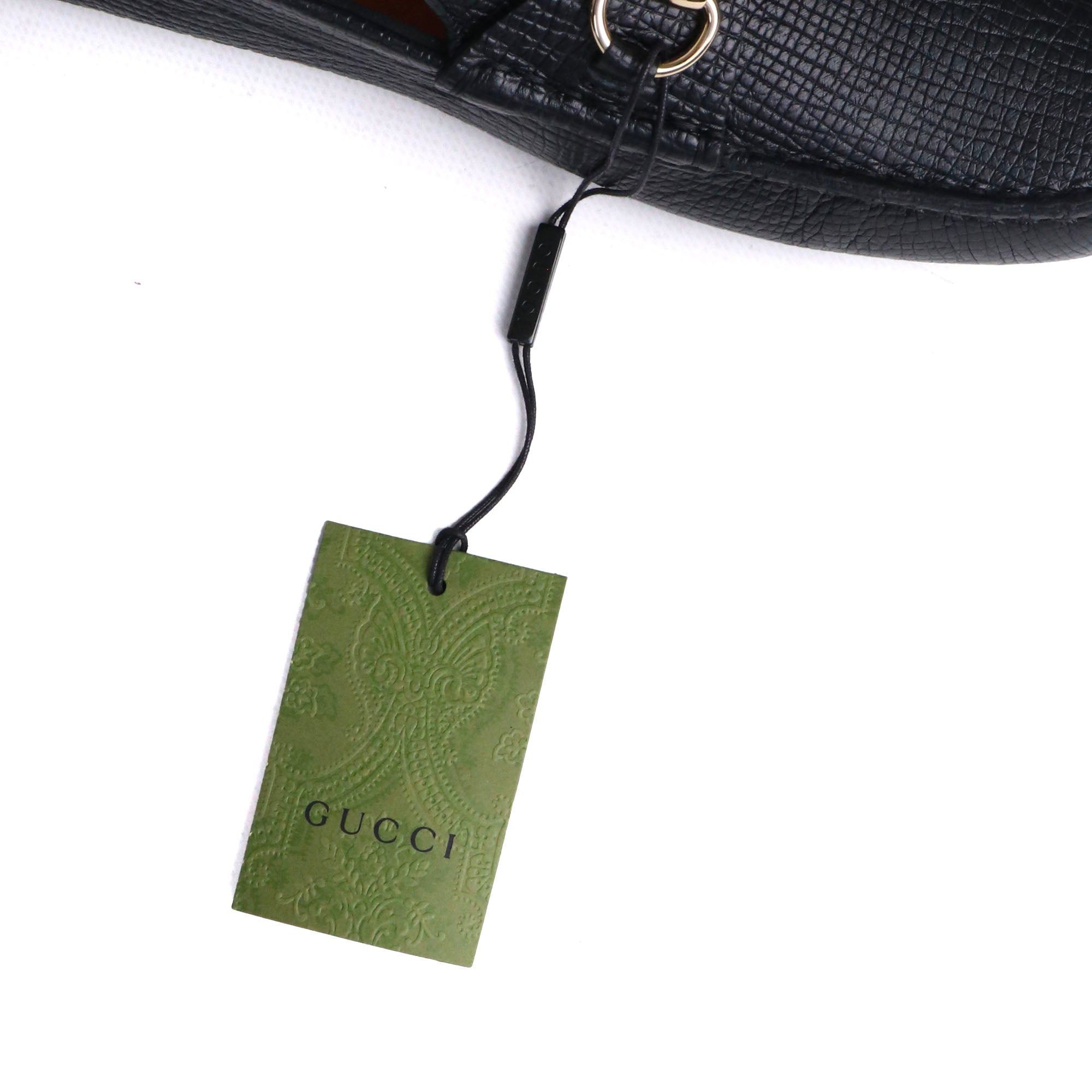 Gucci GUCCI - Gucci Horsebit loafers in black grained leather (T44) Size US 10 / IT 40 - 7 Thumbnail