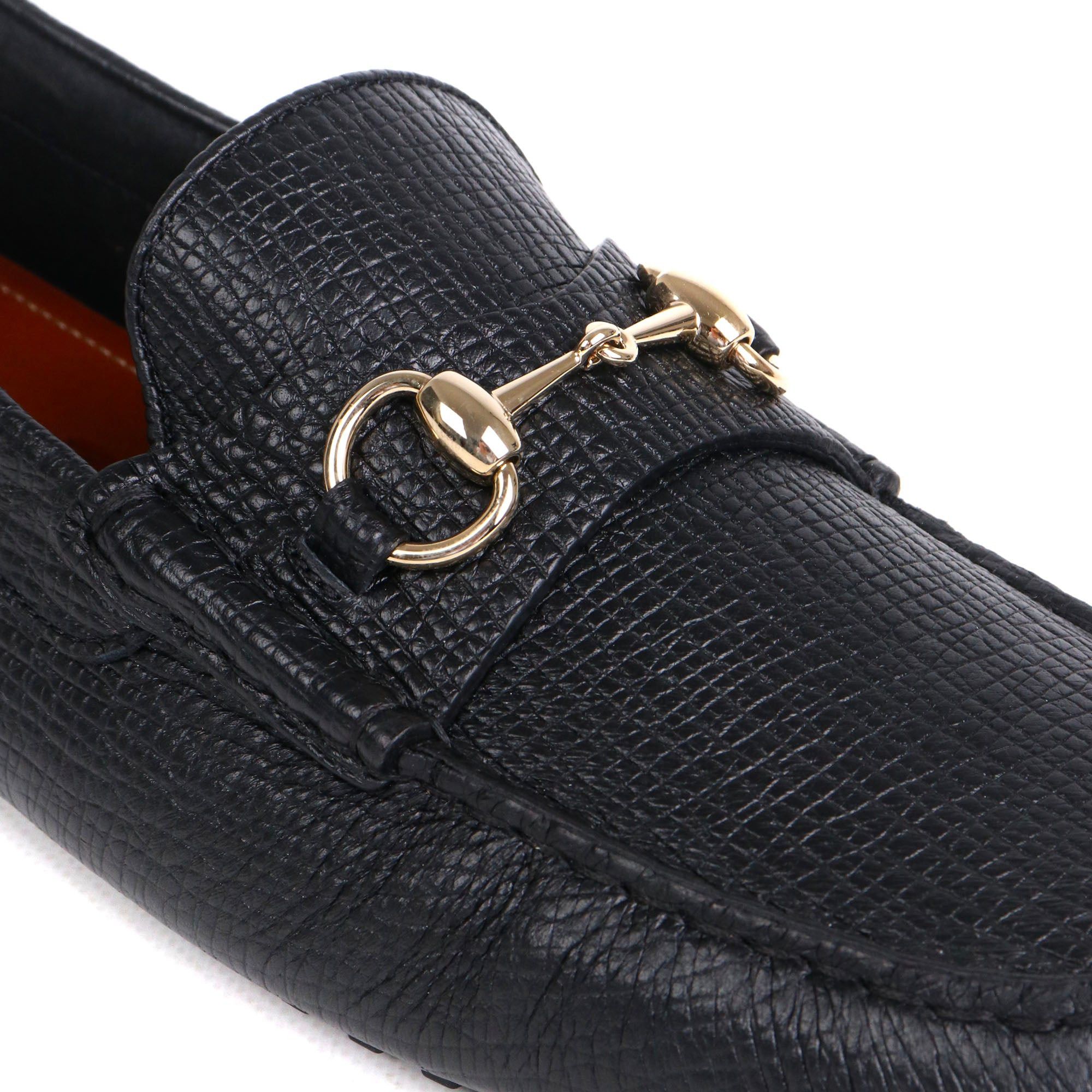 Gucci GUCCI - Gucci Horsebit loafers in black grained leather (T44) Size US 10 / IT 40 - 3 Thumbnail