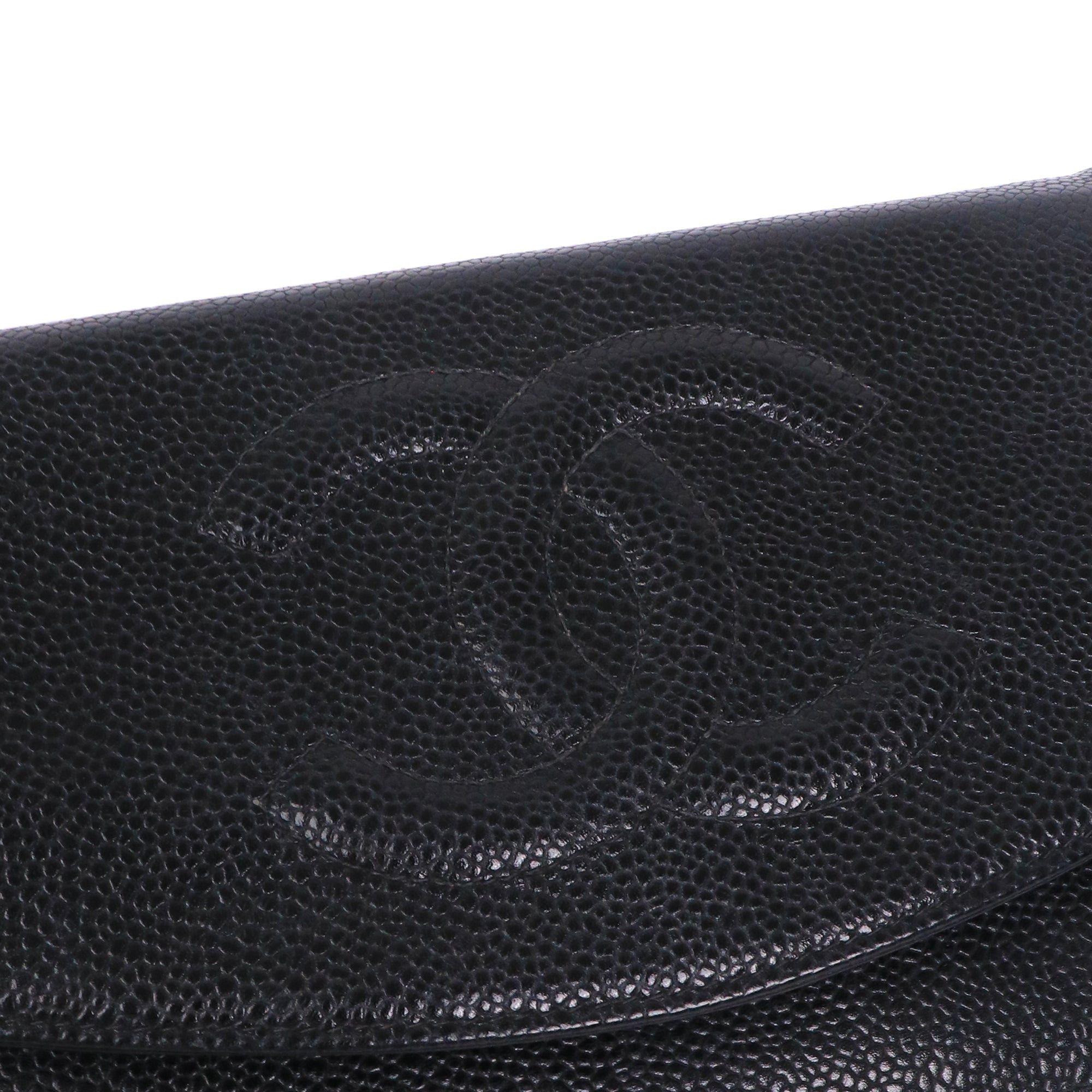 Chanel CHANEL - Chanel Wallet On Chain bag in vintage black caviar leather Size ONE SIZE - 4 Thumbnail