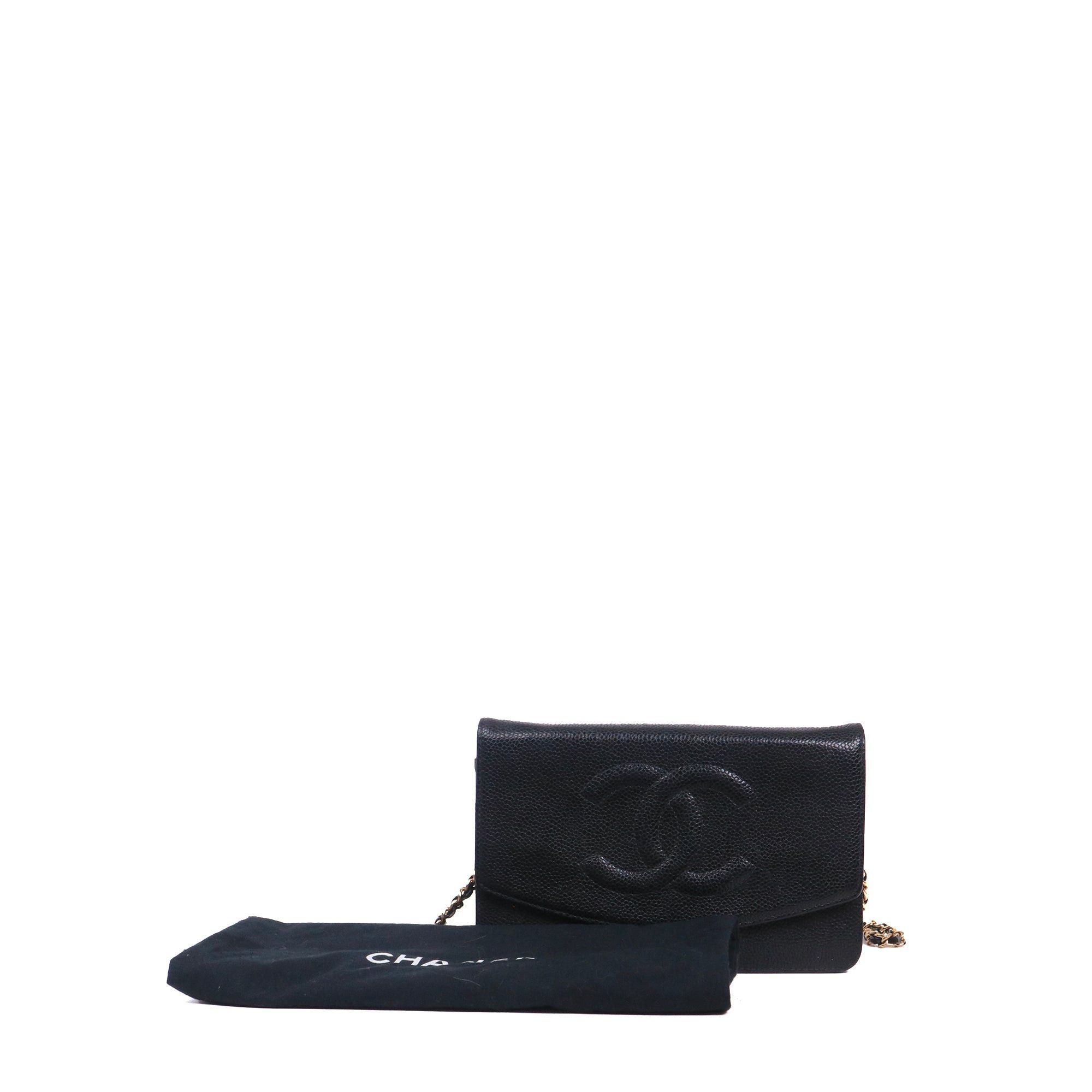 Chanel CHANEL - Chanel Wallet On Chain bag in vintage black caviar leather Size ONE SIZE - 10 Thumbnail