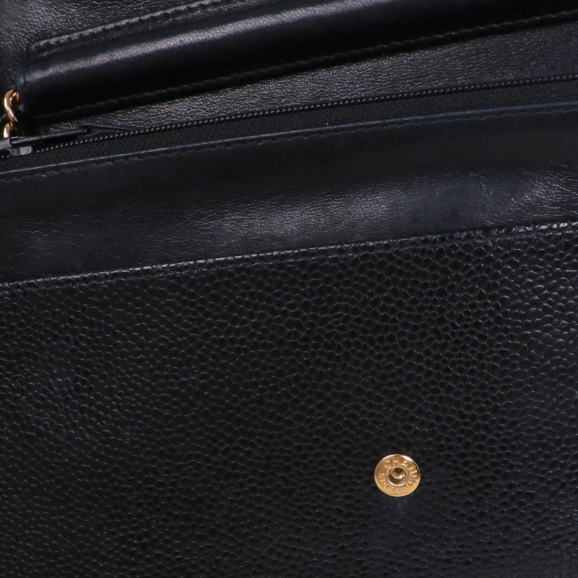 Chanel CHANEL - Chanel Wallet On Chain bag in vintage black caviar leather Size ONE SIZE - 5 Thumbnail