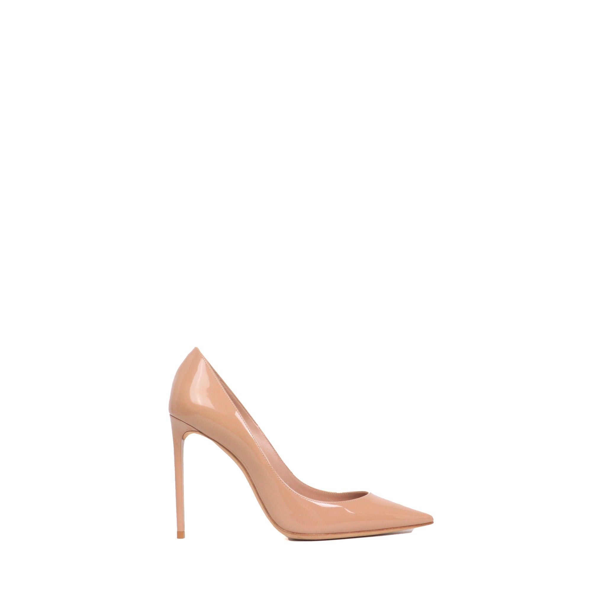 Saint Laurent Paris SAINT LAURENT - Saint Laurent Anja pumps in nude patent leather (T37) Size US 6 / IT 36 - 2 Thumbnail