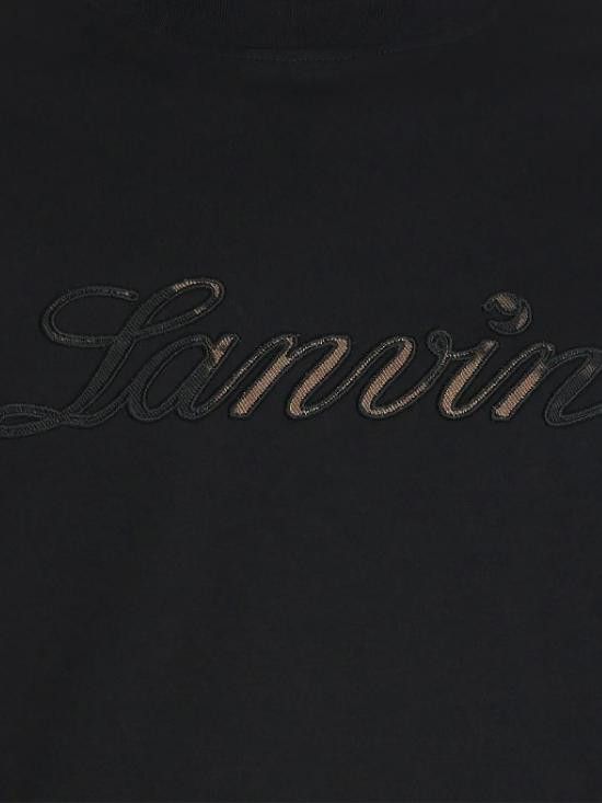 Lanvin LANVIN Men T-Shirts RM TS0115 J171 P25 10 Black Size US XL / EU 56 / 4 - 2 Thumbnail