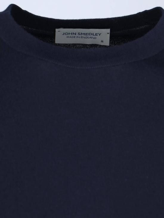 John Smedley JOHN SMEDLEY Men T-Shirts LORCA NAVY Blue Size US S / EU 44-46 / 1 - 3 Thumbnail
