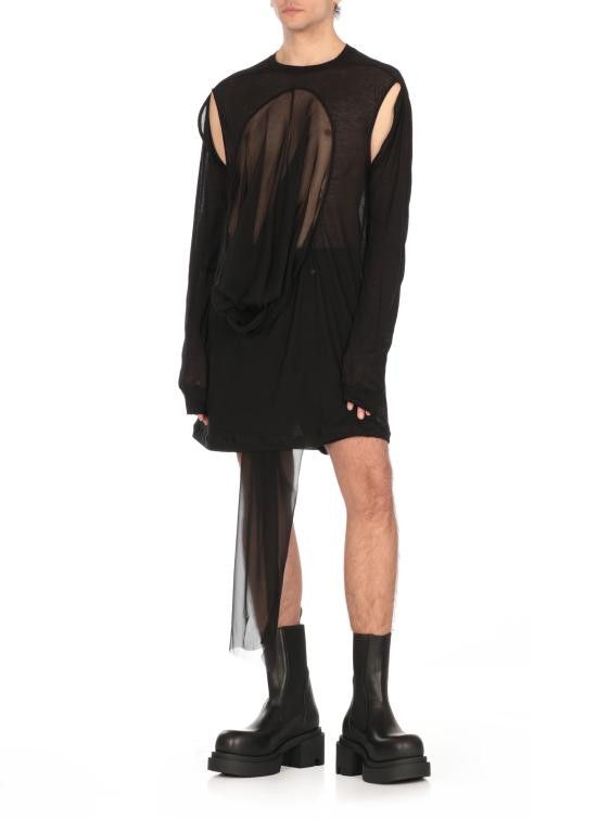 Rick Owens RICK OWENS Men T-Shirts RU01E5275 UCS0909 Black Size US M / EU 48-50 / 2 - 2 Thumbnail