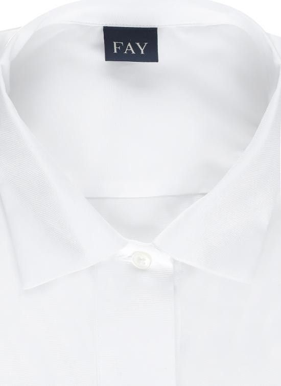 Fay FAY Women Shirts NCWA150A03SORM B001 White Size M / US 6-8 / IT 42-44 - 2 Thumbnail