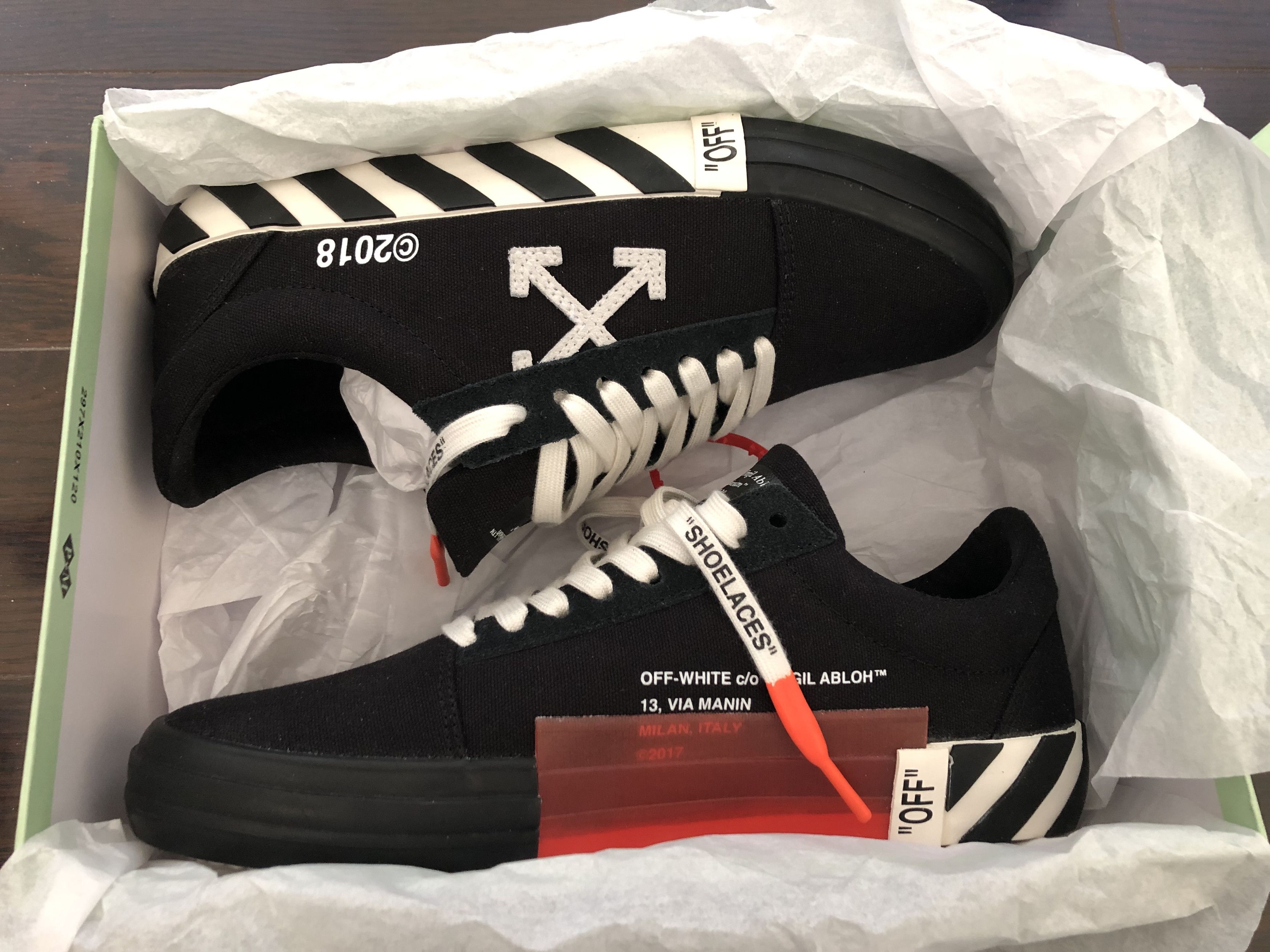 Off-White ⭐️⭐️ SALE! DEADSTOCK Brand New Off-White Vulc Low-Top Sneakers Size US 9 / EU 42 - 3 Thumbnail