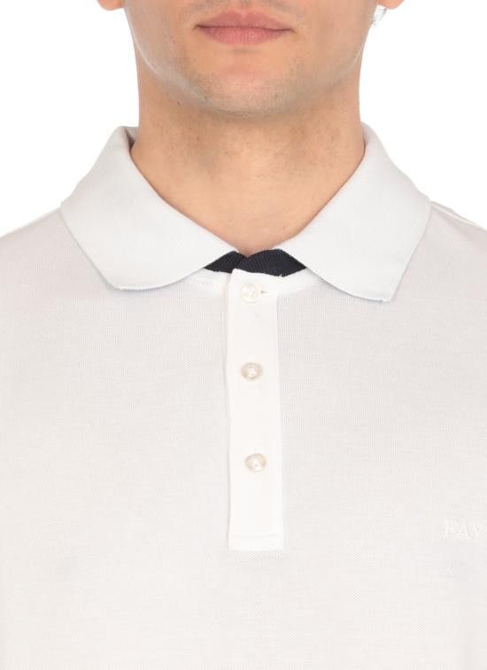 Fay FAY Men Polo Shirts NPMB250135STDW B001 White Size US L / EU 52-54 / 3 - 5 Thumbnail