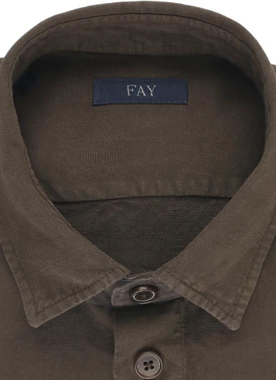 Fay FAY Men Long Tops NCMA150261TXBR S601 Brown Size US XL / EU 56 / 4 - 2 Thumbnail