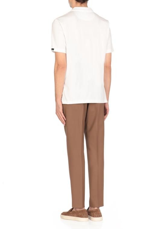 Fay FAY Men Polo Shirts NPMB2501340UCX B001 White Size US M / EU 48-50 / 2 - 4 Thumbnail