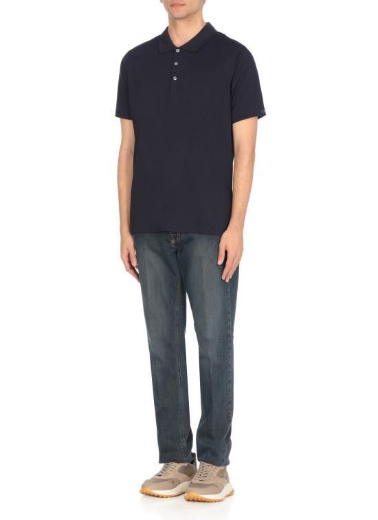Fay FAY Men Polo Shirts NPMB2501340UCX U806 Blue Size US M / EU 48-50 / 2 - 3 Thumbnail