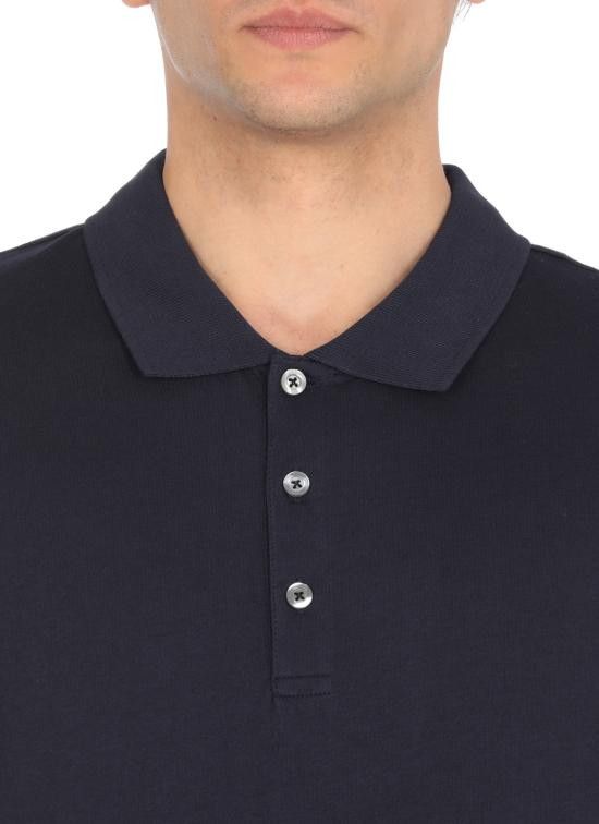Fay FAY Men Polo Shirts NPMB2501340UCX U806 Blue Size US XXL / EU 58 / 5 - 5 Thumbnail