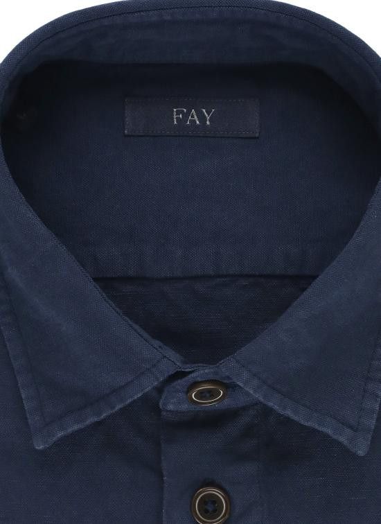 Fay FAY Men Long Tops NCMA150261TXBR U806 Blue Size US XL / EU 56 / 4 - 2 Thumbnail