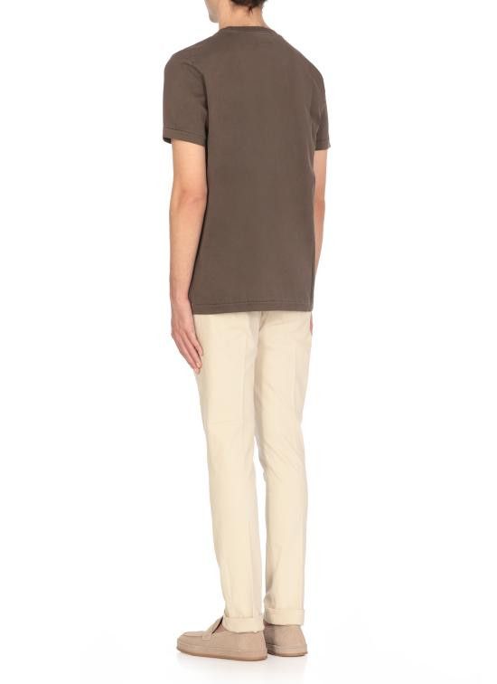 Fay FAY Men T-Shirts NPMB350132TUY1 S602 Brown Size US XXL / EU 58 / 5 - 4 Thumbnail