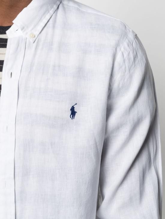 Ralph Lauren RALPH LAUREN Men Long Tops 710829443 002 White Size US XL / EU 56 / 4 - 5 Thumbnail