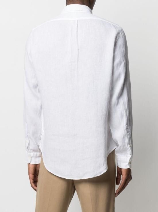 Ralph Lauren RALPH LAUREN Men Long Tops 710829443 002 White Size US XL / EU 56 / 4 - 2 Thumbnail