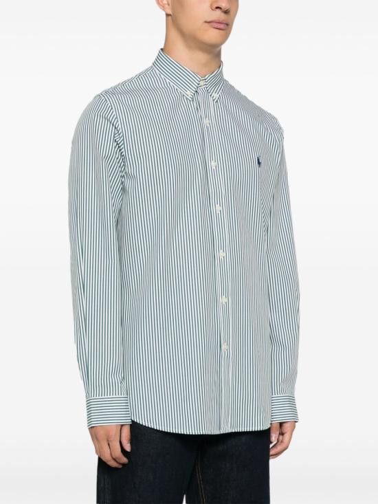Ralph Lauren RALPH LAUREN Men Long Tops 710929344 010 Green Size US XL / EU 56 / 4 - 2 Thumbnail