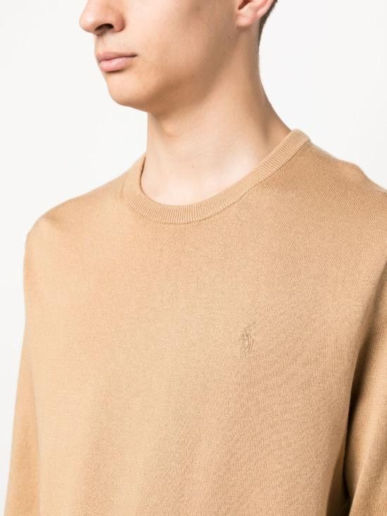 Ralph Lauren RALPH LAUREN Men Sweater 710866549 008 Beige Size US XL / EU 56 / 4 - 4 Thumbnail