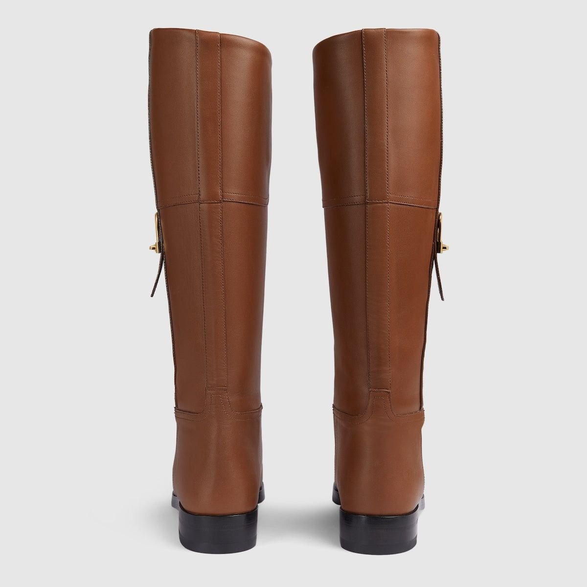 Gucci Gucci Clasp and Lock Leather Boots SIZE 37 Size ONE SIZE - 3 Thumbnail