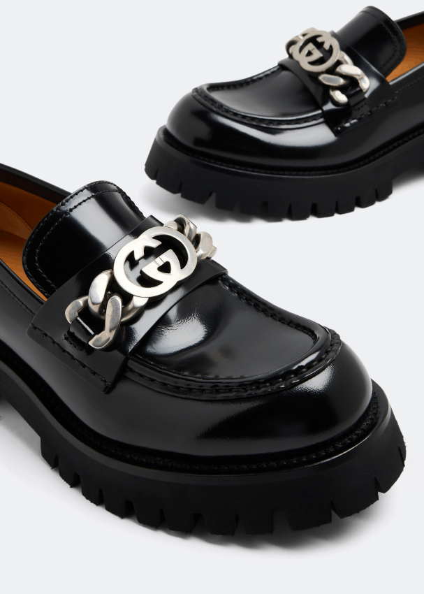 Gucci Gucci Interlocking G Lug Sole Loafers SIZE 36 Size ONE SIZE - 4 Thumbnail