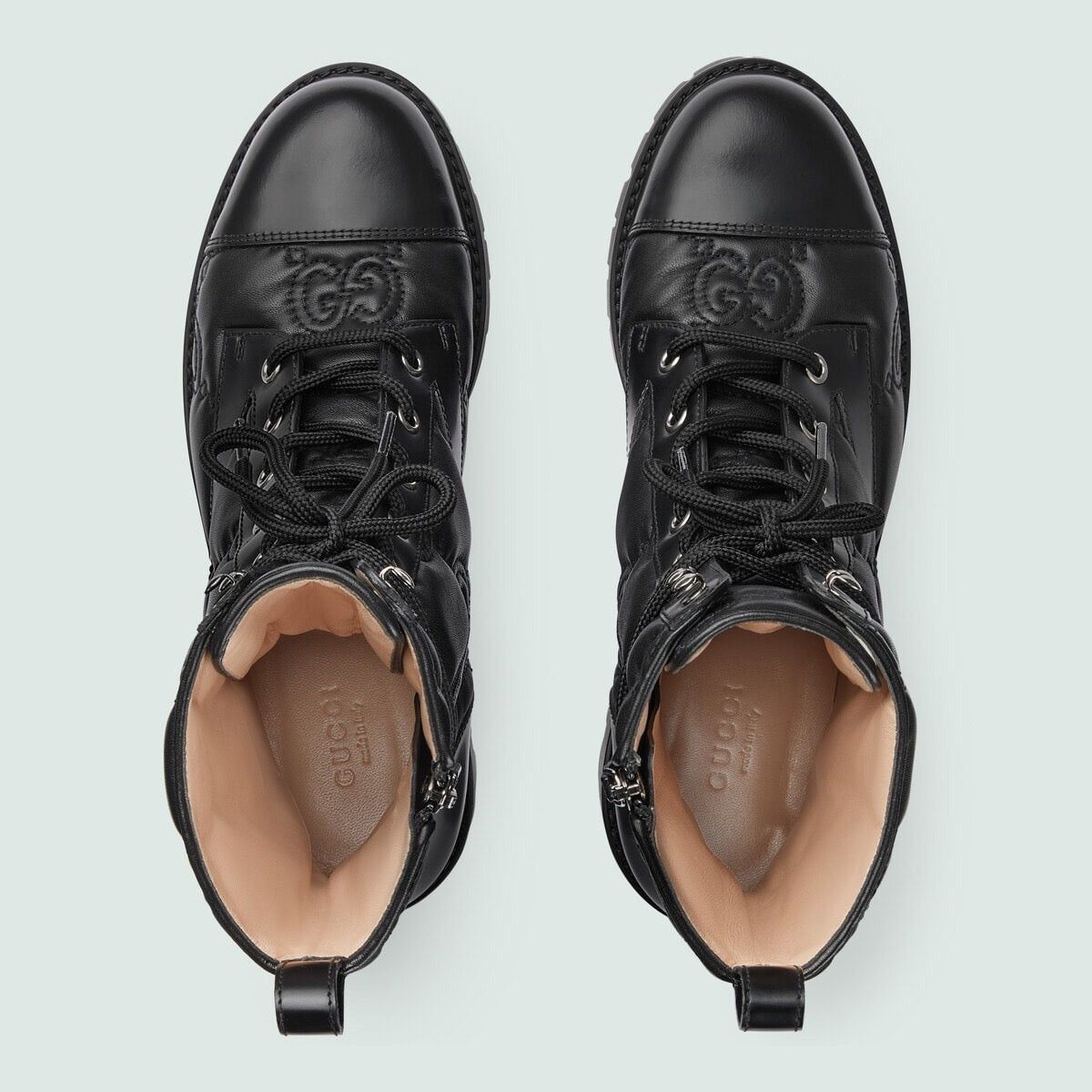 Gucci Gucci GG Matelasse Lace Up Boots SIZE 42 Size ONE SIZE - 3 Thumbnail