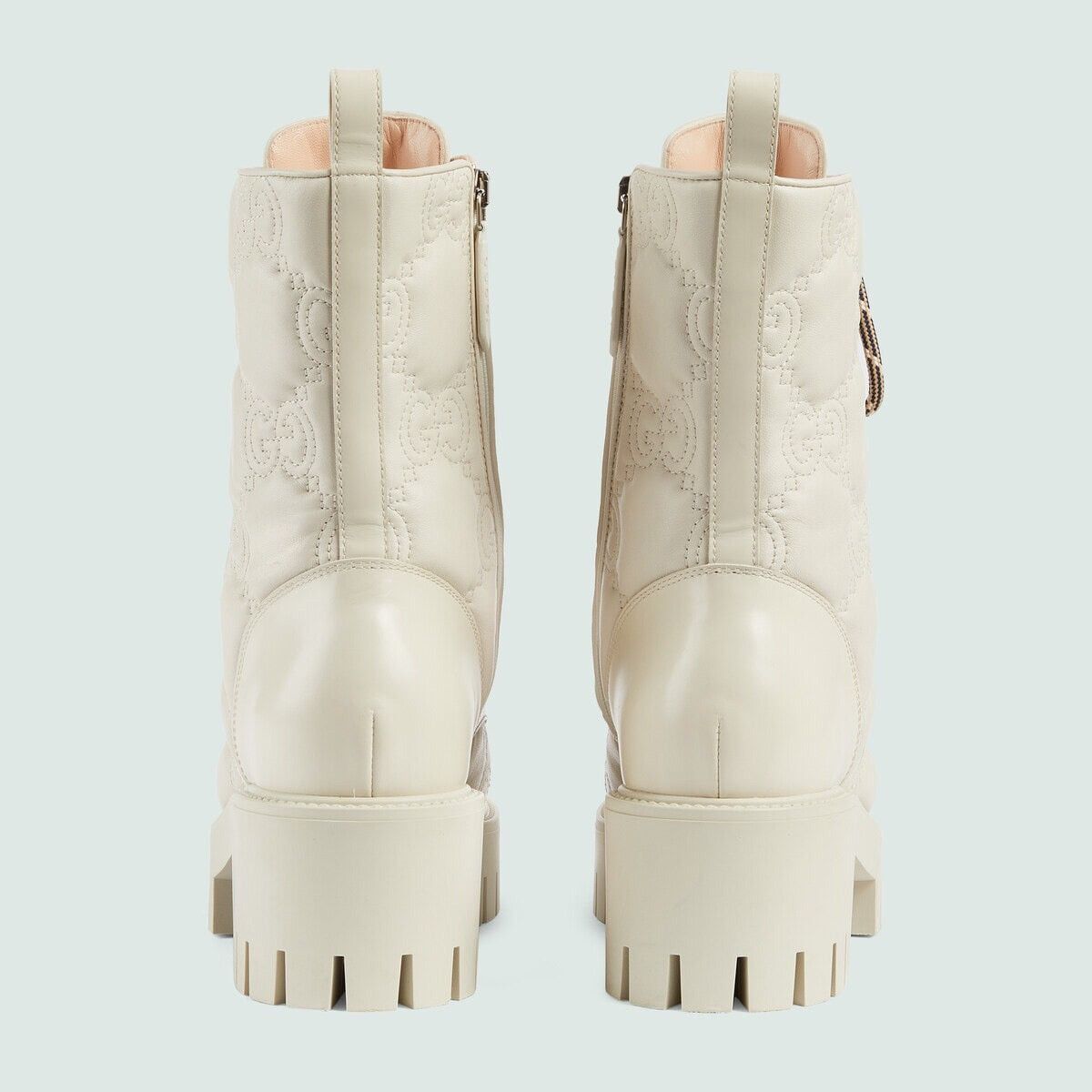Gucci Gucci GG Matelasse Lace Up Boots SIZE 36 Size ONE SIZE - 3 Thumbnail