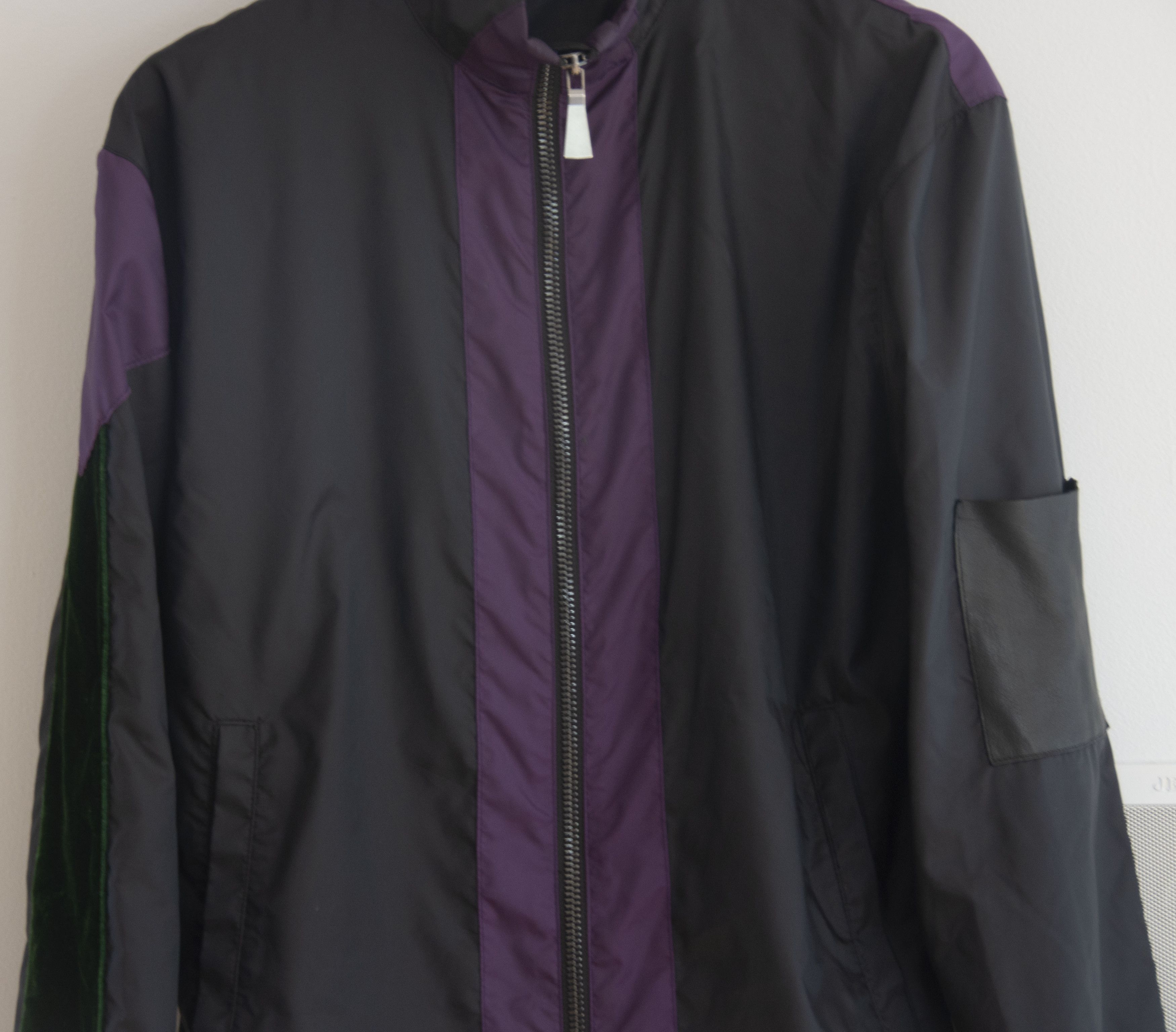 Pyer Moss Pyer Moss Black and Purple Track Jacket/ Tracksuit Jacket Size US XS / EU 42 / 0 - 2 Preview