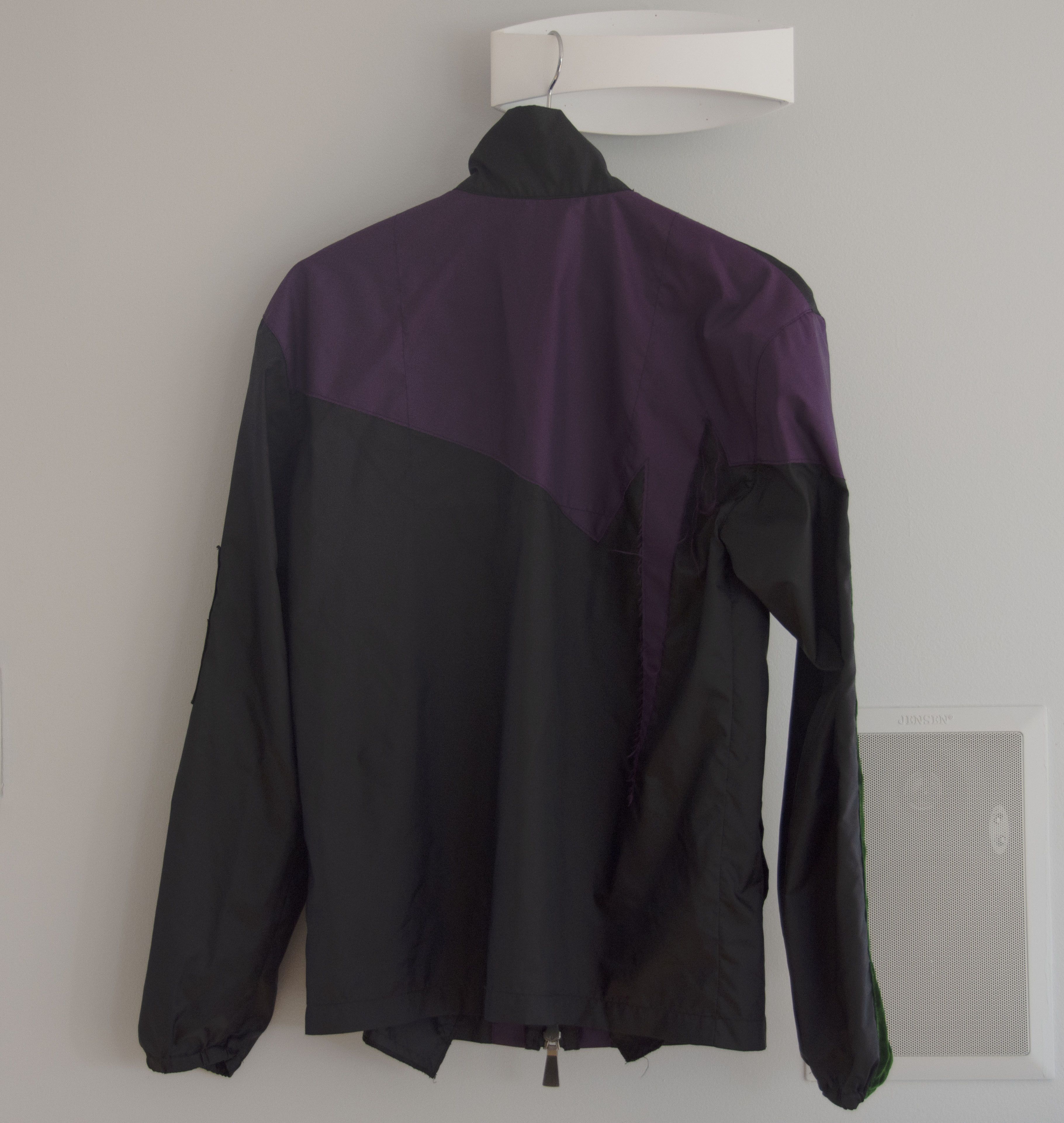 Pyer Moss Pyer Moss Black and Purple Track Jacket/ Tracksuit Jacket Size US XS / EU 42 / 0 - 3 Thumbnail