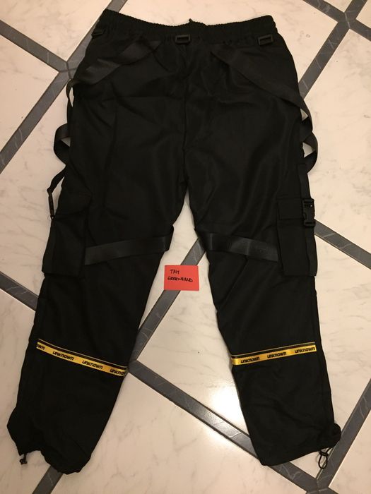 Unknown London Unknown London Tech Pants Black | Grailed