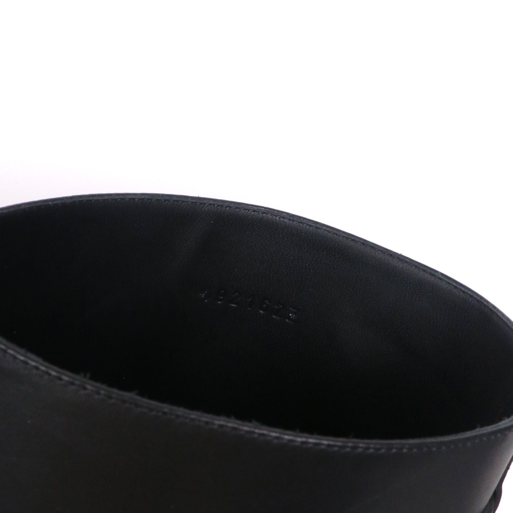 Hermes HERMÈS - Versailles Hermès heeled boots in black leather (T37) Size US 6 / IT 36 - 6 Thumbnail