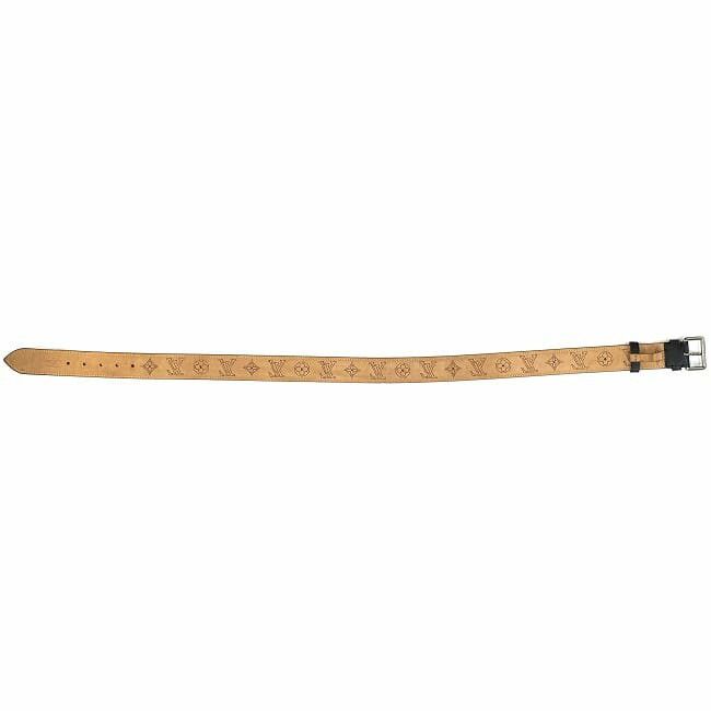 Louis Vuitton LOUIS VUITTON Belt Black Leather Size ONE SIZE - 3 Thumbnail