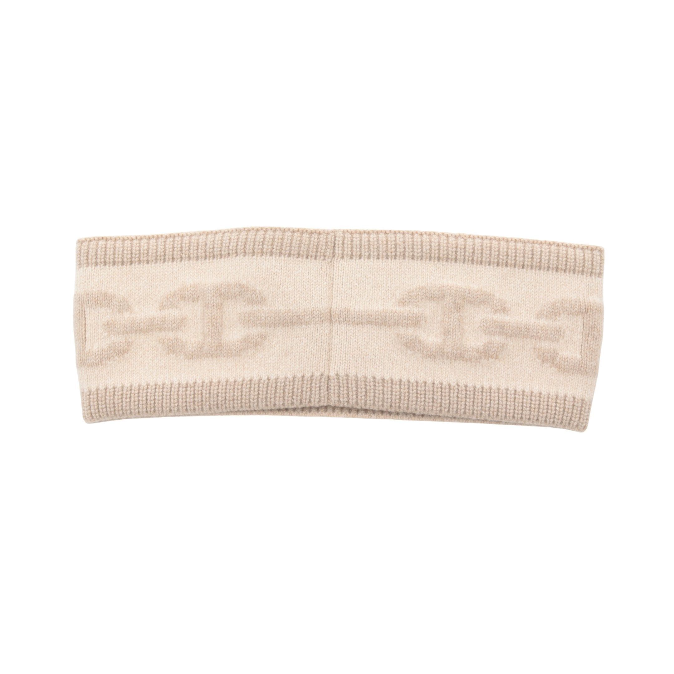 Hermes Hermes Chaîne Hair Band Accessory Cashmere Beige Size ONE SIZE - 2 Thumbnail