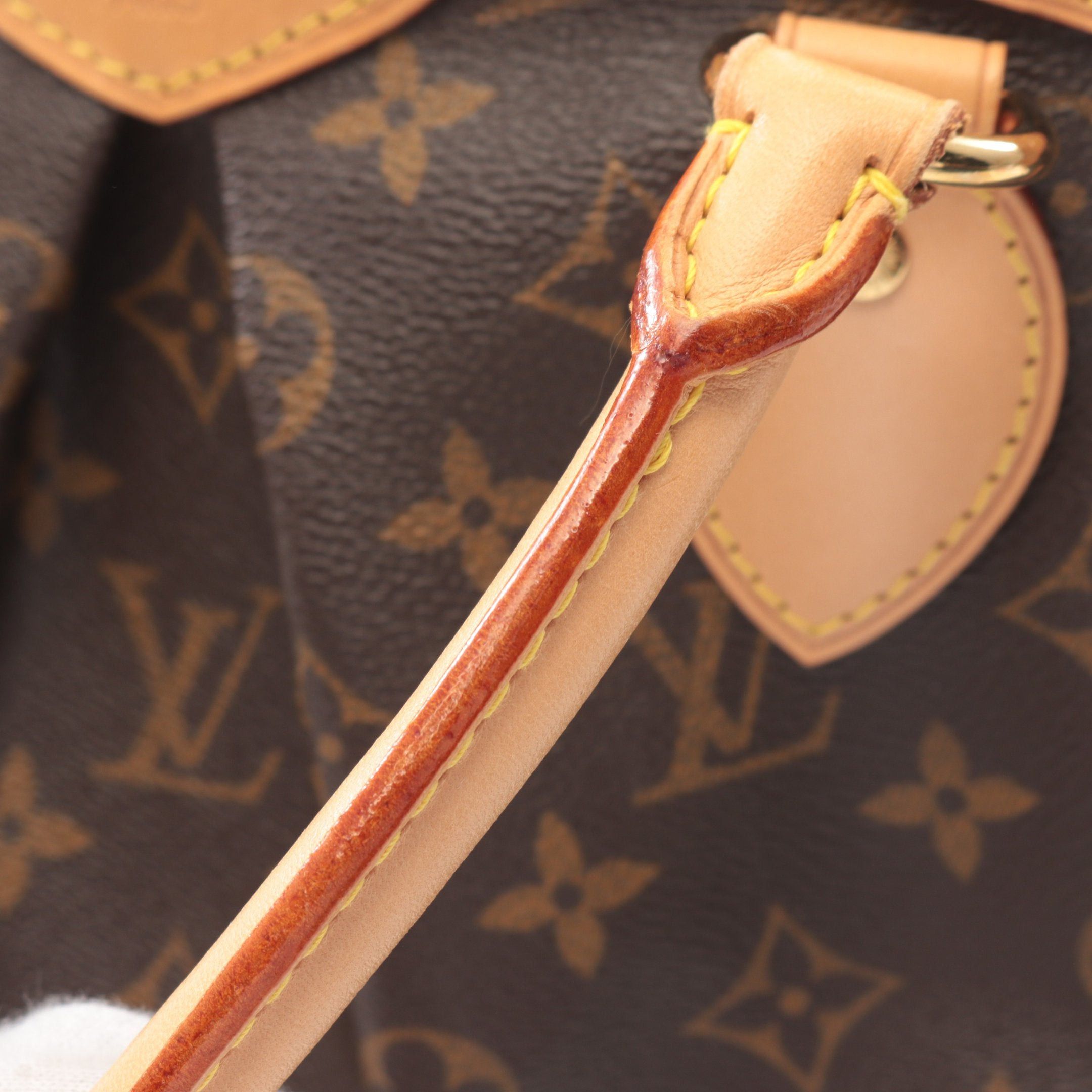 Louis Vuitton Louis Vuitton Tivoli Pm Monogram Handbag Leather Brown Size ONE SIZE - 6 Thumbnail
