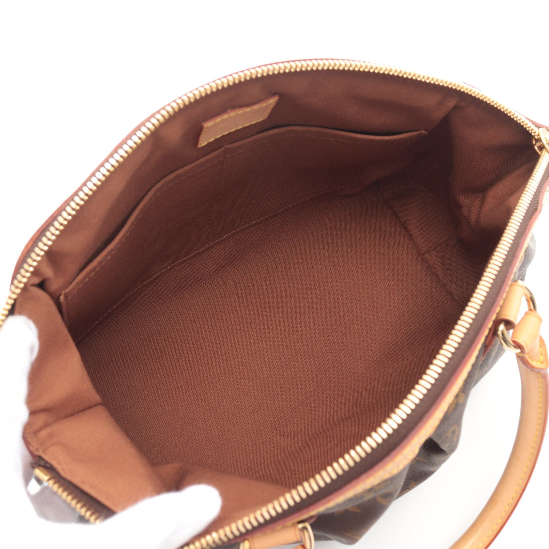 Louis Vuitton Louis Vuitton Tivoli Pm Monogram Handbag Leather Brown Size ONE SIZE - 3 Thumbnail