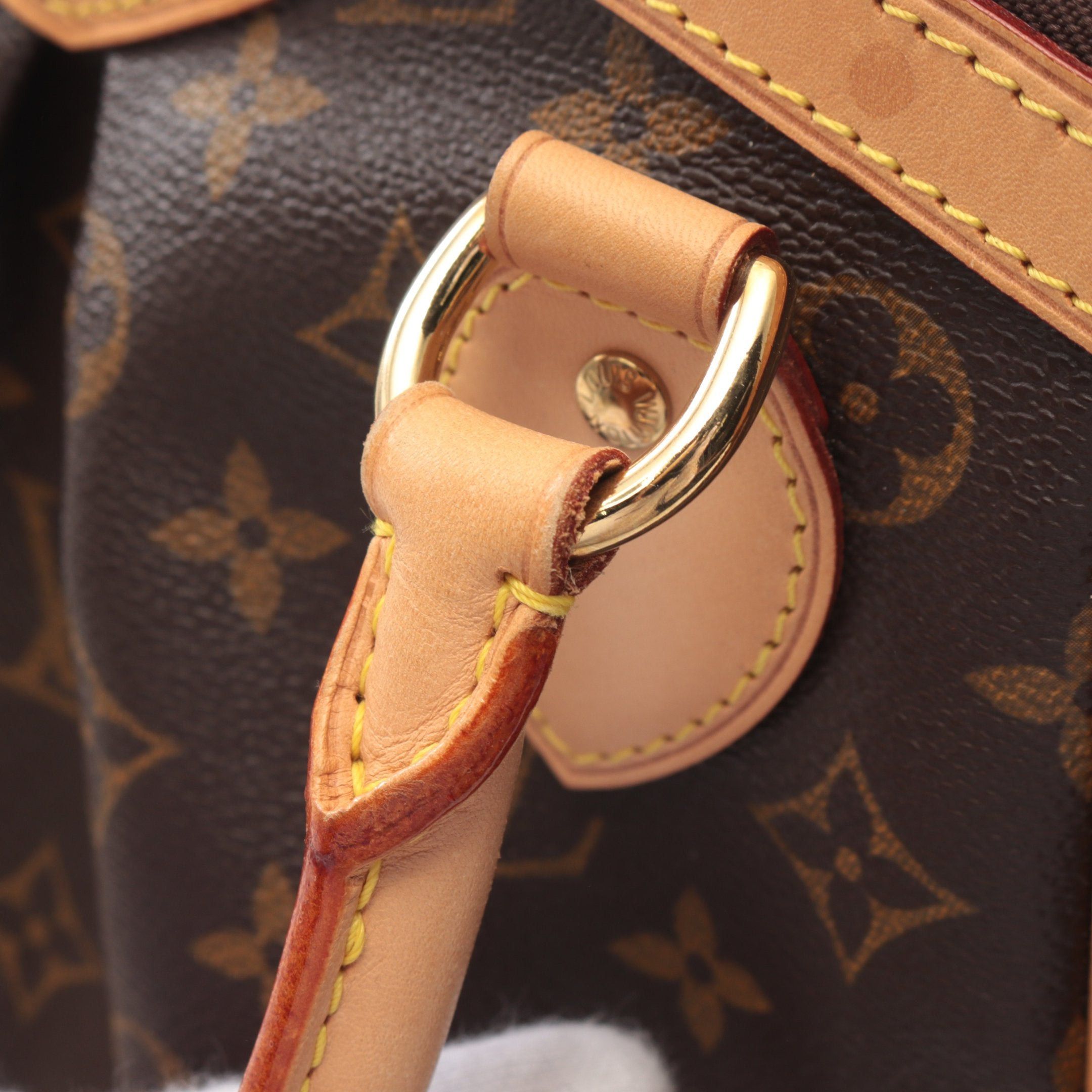 Louis Vuitton Louis Vuitton Tivoli Pm Monogram Handbag Leather Brown Size ONE SIZE - 9 Thumbnail