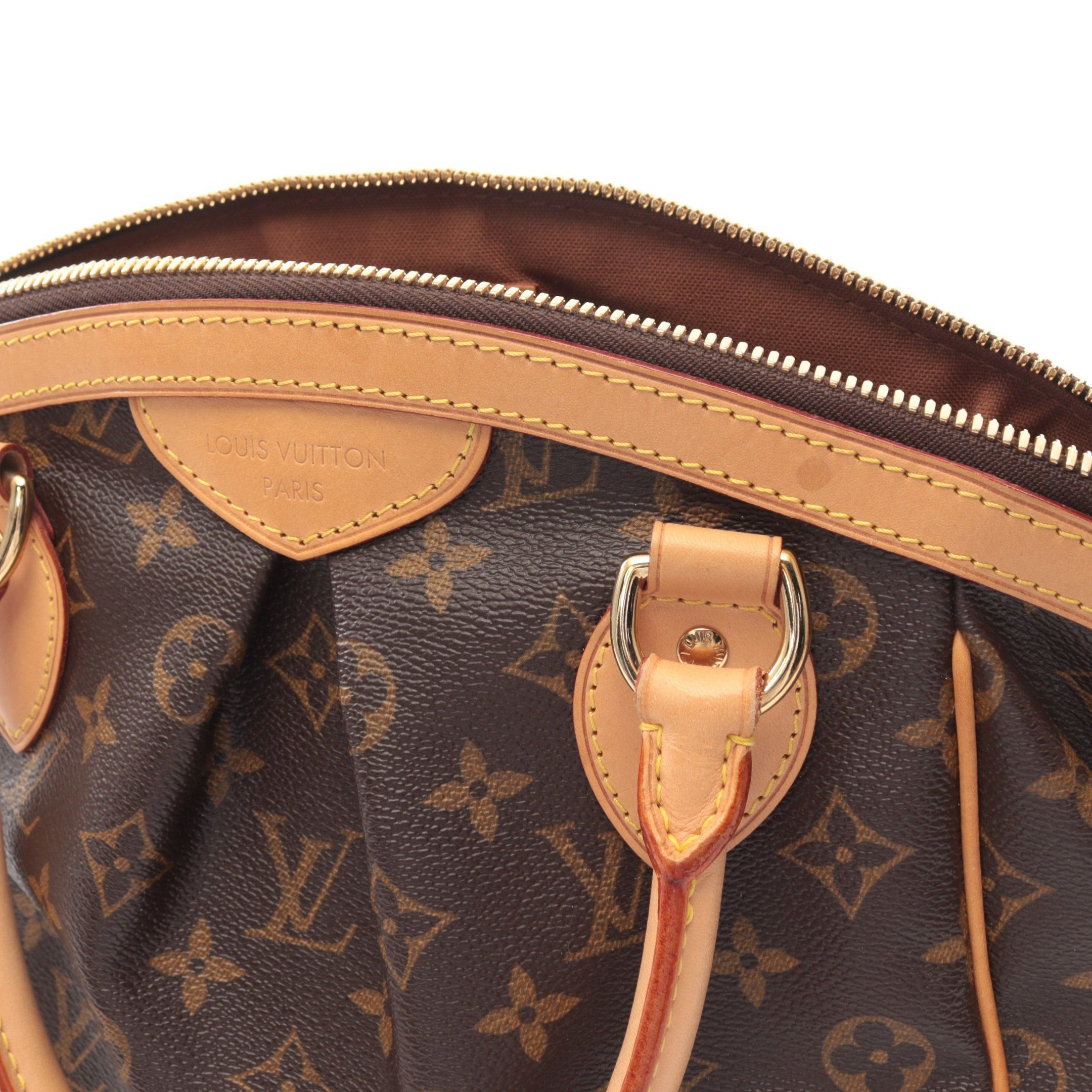 Louis Vuitton Louis Vuitton Tivoli Pm Monogram Handbag Leather Brown Size ONE SIZE - 7 Thumbnail