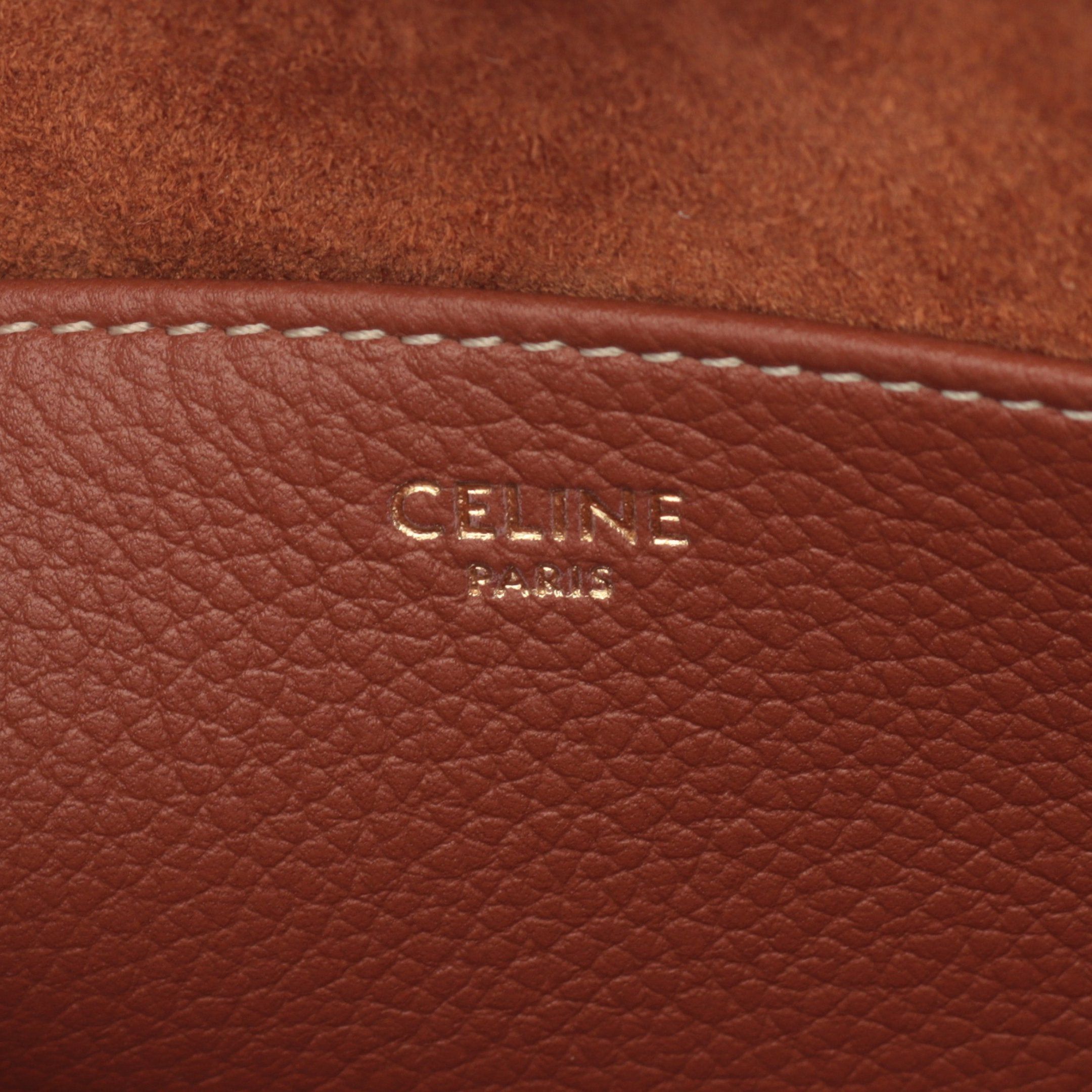 Celine Celine Small Hippopotamus Anais Cuill Triomphe Shoulder Bag Tote Leather Brown Size ONE SIZE - 4 Thumbnail