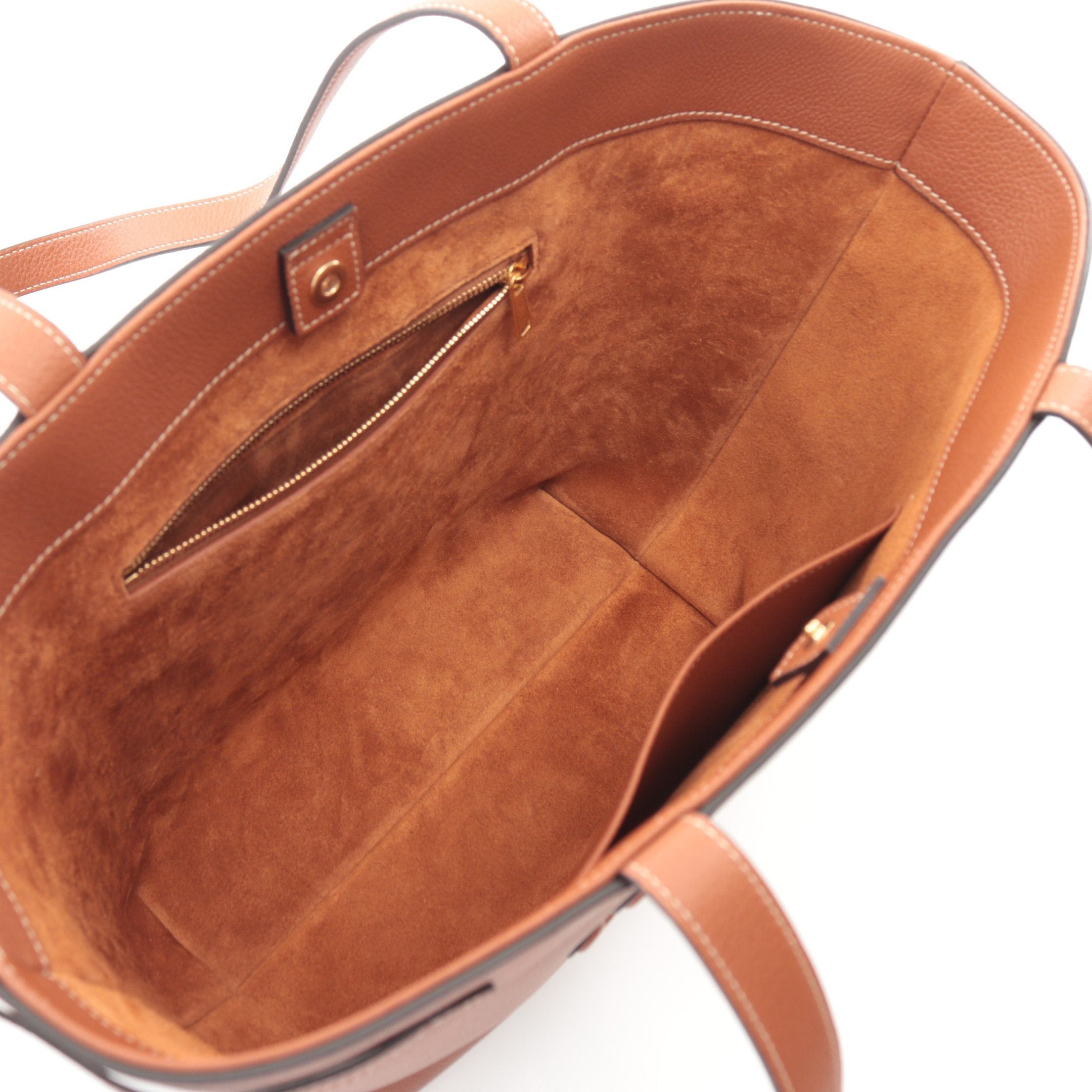 Celine Celine Small Hippopotamus Anais Cuill Triomphe Shoulder Bag Tote Leather Brown Size ONE SIZE - 3 Thumbnail