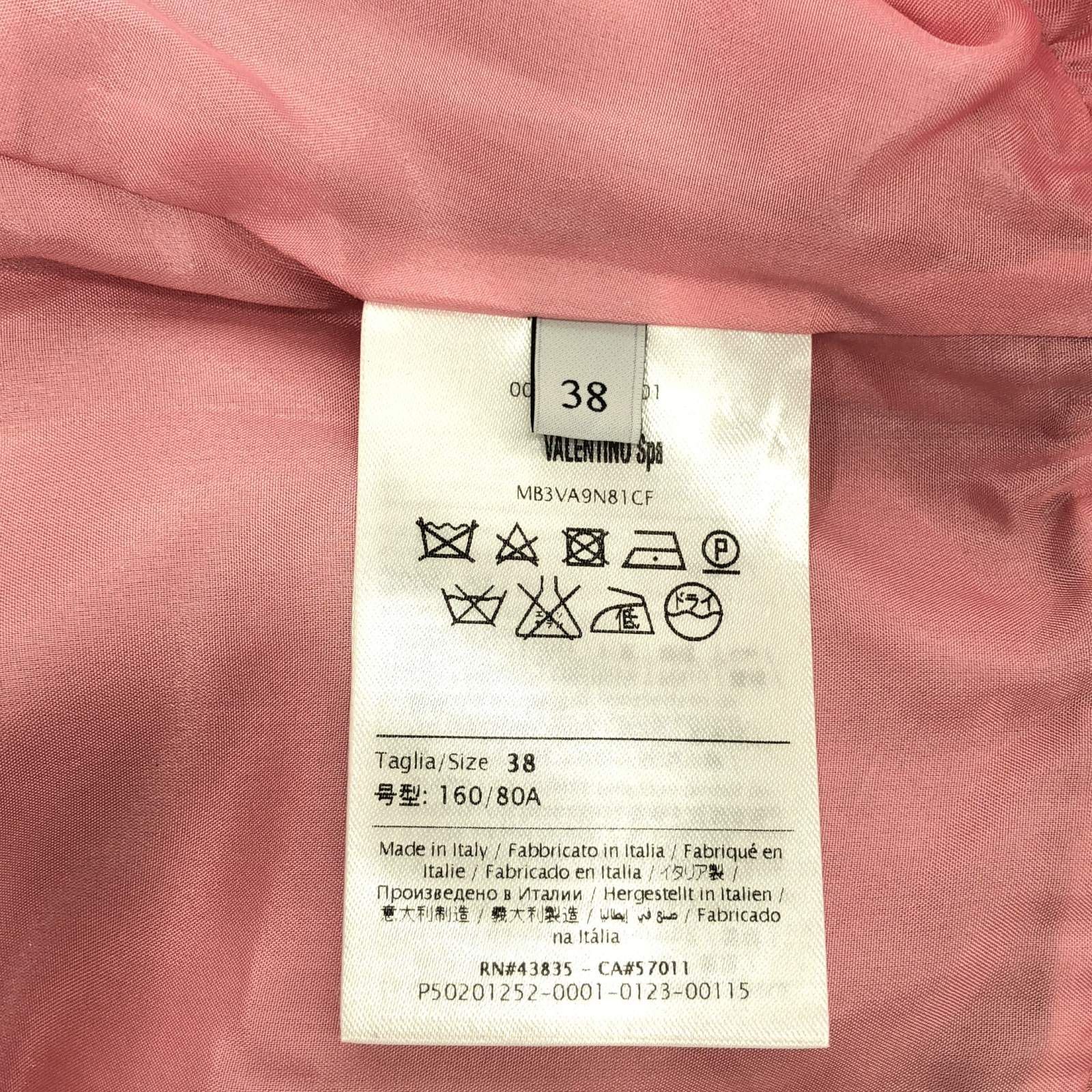 Valentino Valentino One Piece Wool Pink Size ONE SIZE - 6 Thumbnail