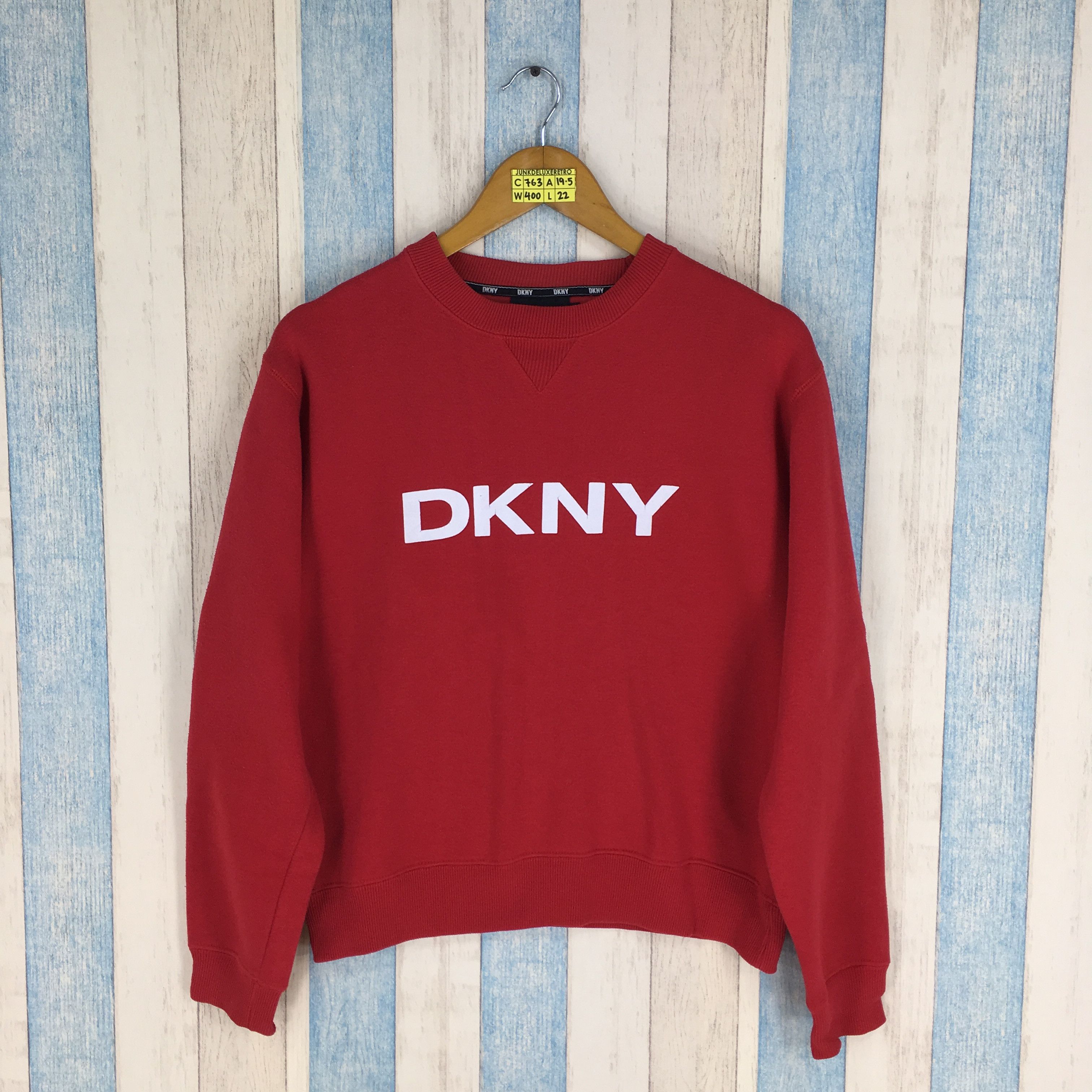 DKNY DKNY New York City Sweatshirt Big Logo Men/Women Red