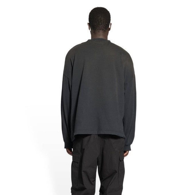 Balenciaga BB Paris Icon Long Sleeve T-Shirt Oversized Size US S / EU 44-46 / 1 - 4 Thumbnail