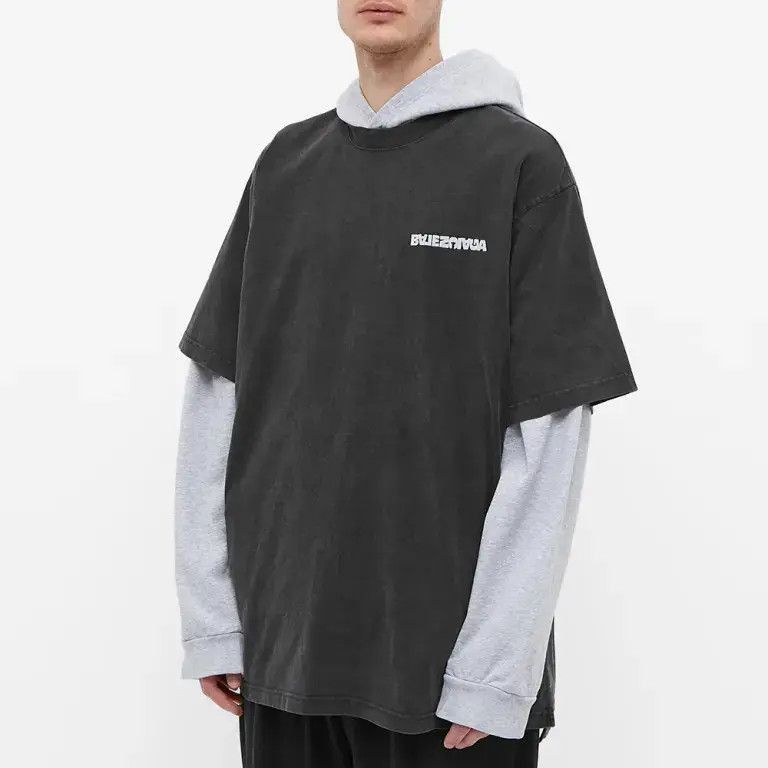 Balenciaga Turn Slit T-Shirt Size US XS / EU 42 / 0 - 3 Thumbnail
