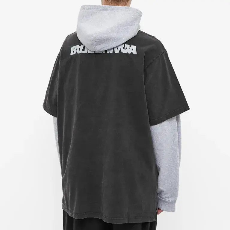 Balenciaga Turn Slit T-Shirt Size US M / EU 48-50 / 2 - 2 Thumbnail