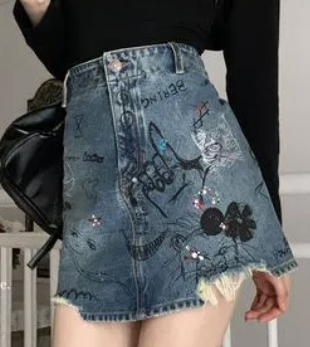 Balenciaga Trapeze Skirt Size 26" / US 2 / IT 38 - 3 Thumbnail