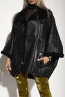 Saint Laurent Paris $11K VALUE Lambskin Cape in shaerling Size S / US 4 / IT 40 - 4 Thumbnail