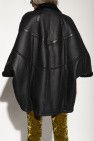 Saint Laurent Paris $11K VALUE Lambskin Cape in shaerling Size M / US 6-8 / IT 42-44 - 5 Thumbnail