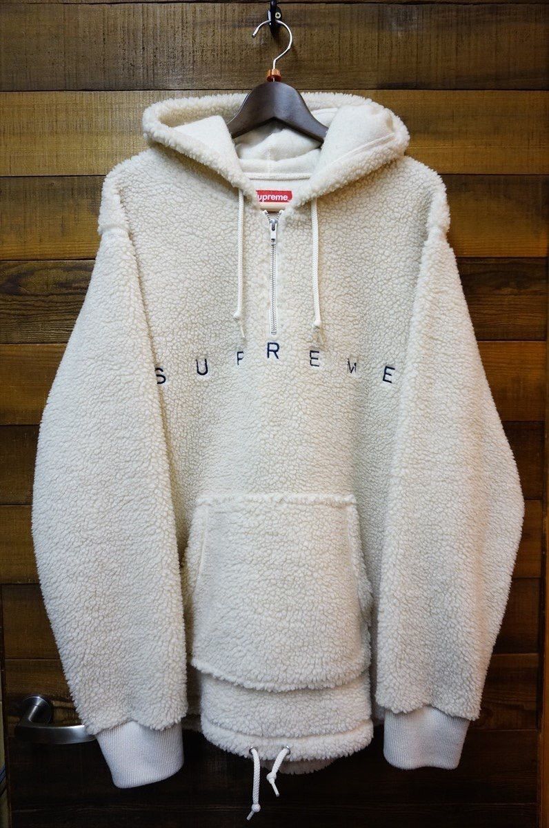 Supreme sherpa sales fleece hoodie