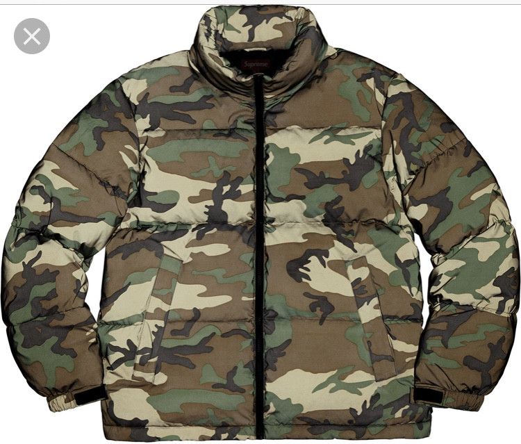 Supreme Supreme Camo Reflective Down Jacket | Grailed